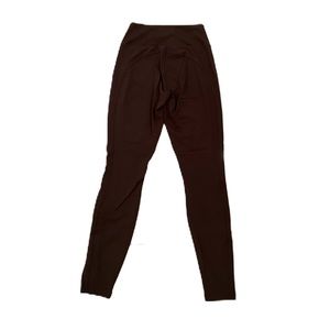 Athleta Brown Leggings with Zipper